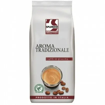 Splendid Aroma Tradizionale Espresso 1 kg całe ziarna, certyfikat RA
